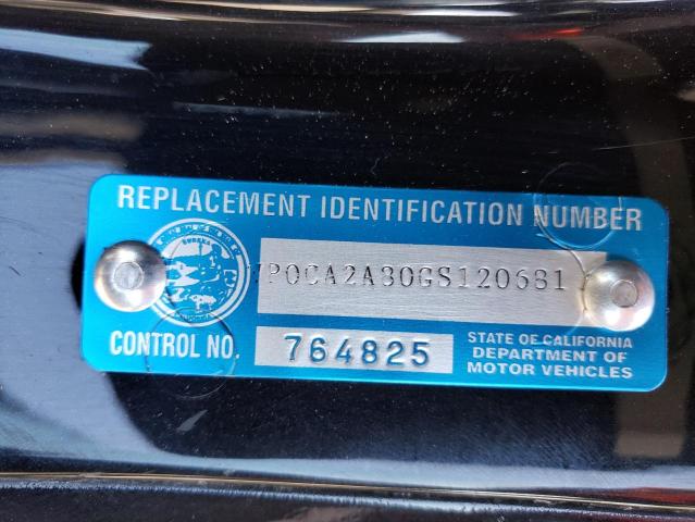Photo 10 from auction – 2016 PORSCHE BOXSTER with VIN WP0CA2A80GS120681