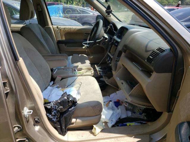 Photo 5 from auction – 2005 HONDA CR-V LX with VIN JHLRD68585C007592