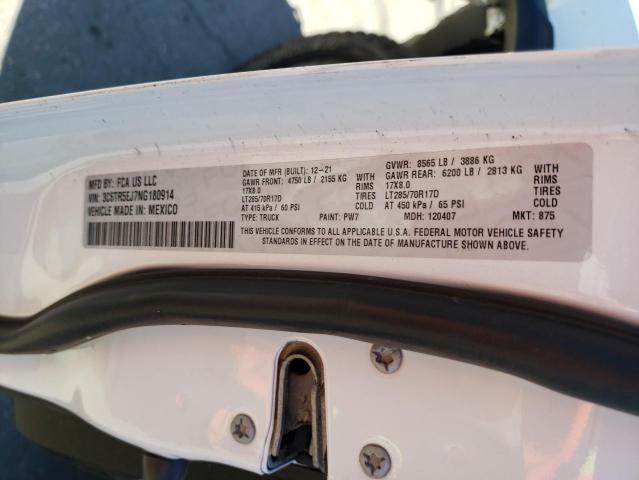 Photo 10 from auction – 2022 RAM 2500 POWER with VIN 3C6TR5EJ7NG180914