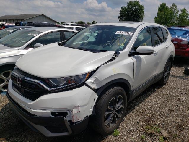 Photo 2 from auction – 2021 HONDA CR-V EX with VIN 5J6RW2H55ML011575