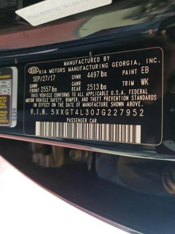 Photo 10 from auction – 2018 KIA OPTIMA LX with VIN 5XXGT4L30JG227952