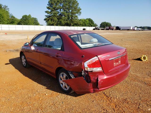 Photo 3 from auction – 2009 KIA SPECTRA EX with VIN KNAFE221695648355