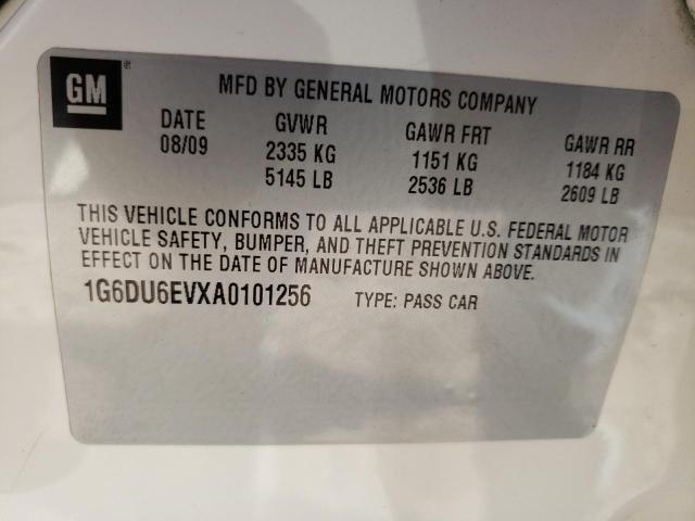 Photo 10 from auction – 2010 CADILLAC STS with VIN 1G6DU6EVXA0101256