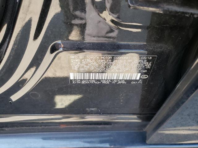 Photo 10 from auction – 2018 LEXUS IS 300 with VIN JTHC81D20J5030903