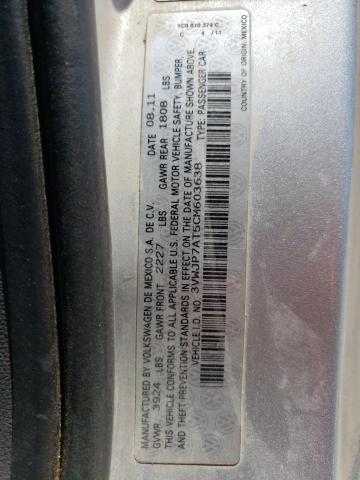 Photo 10 from auction – 2012 VOLKSWAGEN BEETLE with VIN 3VWJP7AT5CM603638