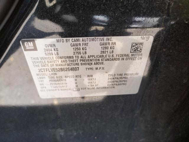 Photo 10 from auction – 2011 GMC TERRAIN SL with VIN 2CTFLVE52B6264807