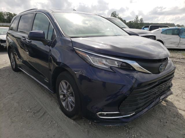 Photo 1 from auction – 2021 TOYOTA SIENNA XLE with VIN 5TDYRKEC2MS044754