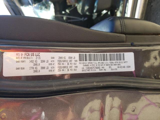 Photo 10 from auction – 2015 DODGE DURANGO SX with VIN 1C4RDHAG7FC766093