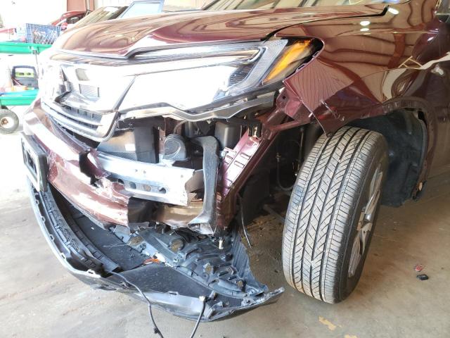 Photo 9 from auction – 2021 HONDA PILOT EXL with VIN 5FNYF5H56MB007394