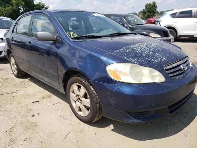 TOYOTA COROLLA CE 2003 with VIN 2T1BR32E63C036021 - Photo from auction