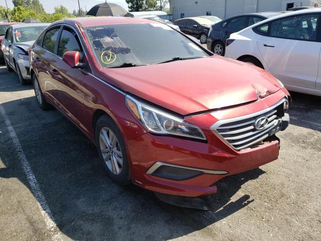HYUNDAI SONATA SE 2016 with VIN 5NPE24AFXGH374638 - Photo from auction