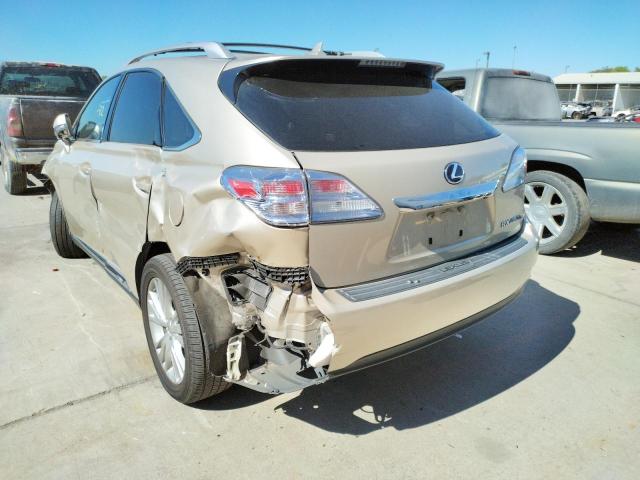 Photo 3 from auction – 2012 LEXUS RX 450 with VIN JTJBC1BA5C2428776