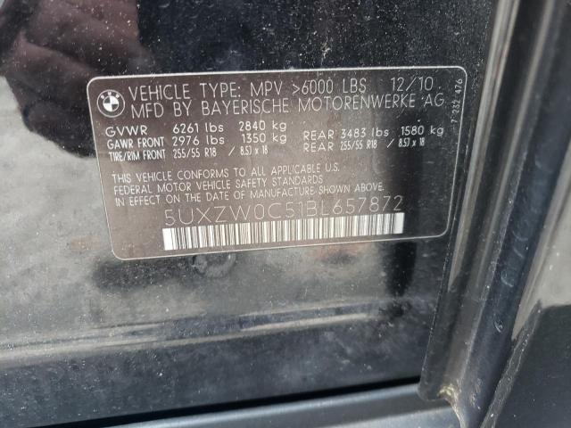 Photo 10 from auction – 2011 BMW X5 XDRIVE3 with VIN 5UXZW0C51BL657872