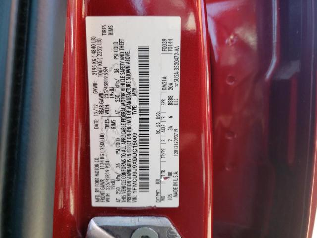 Photo 10 from auction – 2013 FORD ESCAPE TIT with VIN 1FMCU9J9XDUC15009