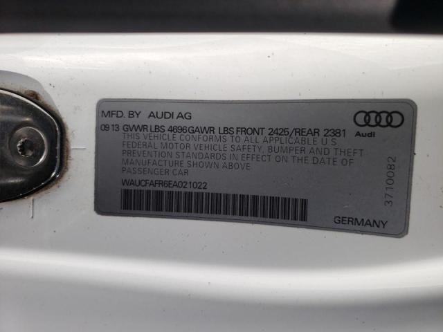Photo 10 from auction – 2014 AUDI A5 PREMIUM with VIN WAUCFAFR6EA021022