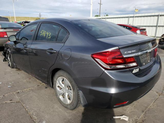 Photo 3 from auction – 2013 HONDA CIVIC LX with VIN 19XFB2E51DE064503