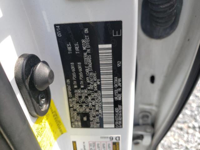 Photo 10 from auction – 2014 LEXUS GX 460 with VIN JTJBM7FX5E5089369