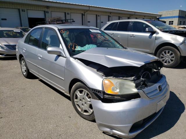 HONDA CIVIC 2002 with VIN 1HGES26702L028190 - Photo from auction