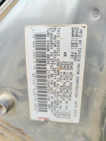Photo 10 from auction – 2001 LEXUS RX 300 with VIN JTJHF10U910211142