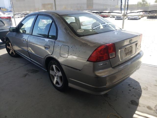 Photo 3 from auction – 2004 HONDA CIVIC EX with VIN 2HGES26814H620495