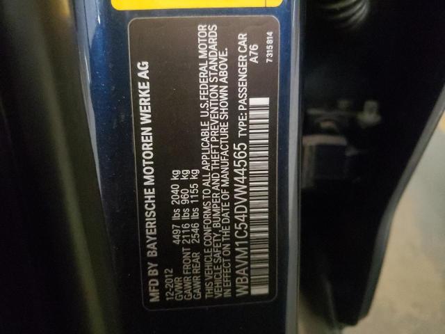 Photo 10 from auction – 2013 BMW X1 SDRIVE2 with VIN WBAVM1C54DVW44565
