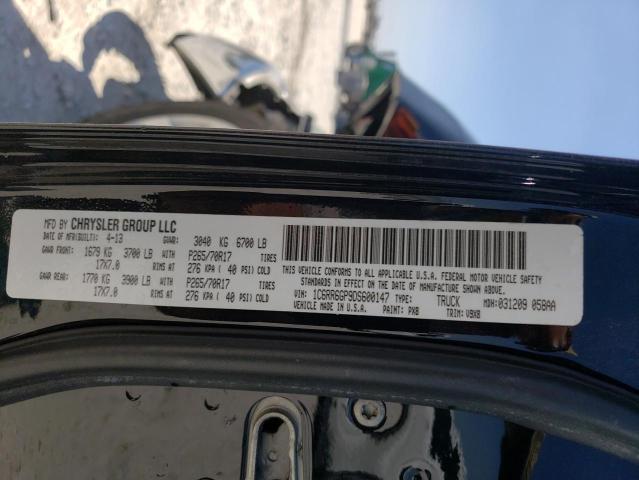 Photo 10 from auction – 2013 RAM 1500 SLT with VIN 1C6RR6GP9DS600147