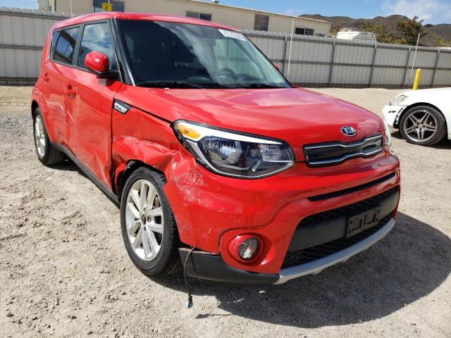 KIA SOUL + 2019 with VIN KNDJP3A57K7654693 - Photo from auction