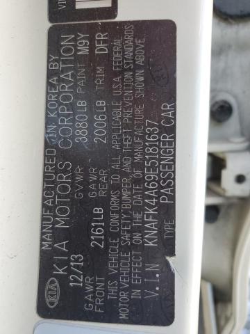 Photo 10 from auction – 2014 KIA FORTE LX with VIN KNAFK4A69E5181637