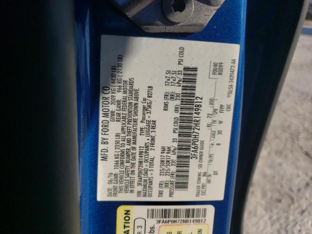 Photo 10 from auction – 2017 FORD FUSION SE with VIN 3FA6P0H72HR149812