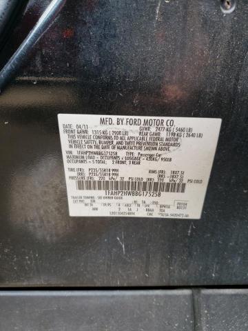 Photo 10 from auction – 2011 FORD TAURUS SEL with VIN 1FAHP2HW8BG175258