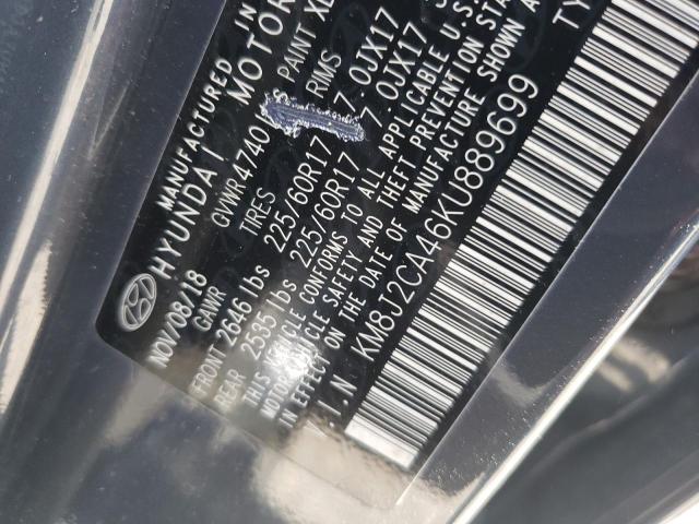 Photo 10 from auction – 2019 HYUNDAI TUCSON SE with VIN KM8J2CA46KU889699