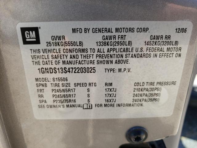 Photo 10 from auction – 2007 CHEVROLET TRAILBLAZE with VIN 1GNDS13S472203025