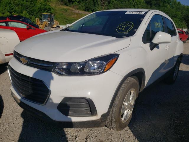 Photo 2 from auction – 2020 CHEVROLET TRAX LS with VIN 3GNCJNSB9LL299721