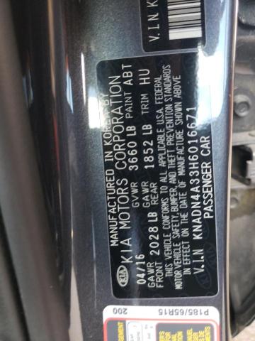 Photo 10 from auction – 2017 KIA RIO EX with VIN KNADN4A33H6016671