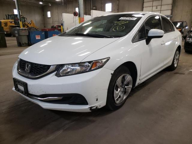Photo 2 from auction – 2014 HONDA CIVIC LX with VIN 19XFB2F54EE002822