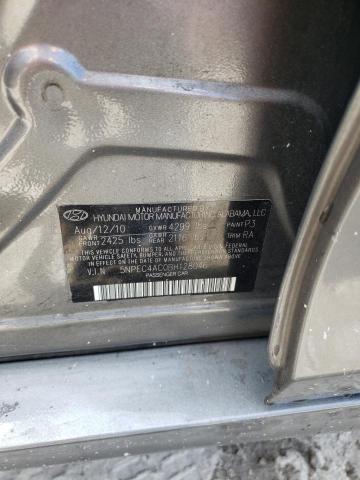 Photo 10 from auction – 2011 HYUNDAI SONATA SE with VIN 5NPEC4AC0BH128046
