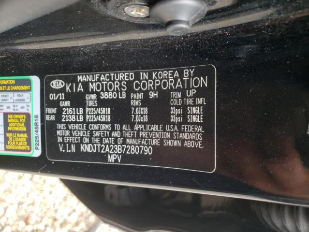 Снимка 10 от търг – 2011 KIA SOUL + с VIN KNDJT2A23B7280790