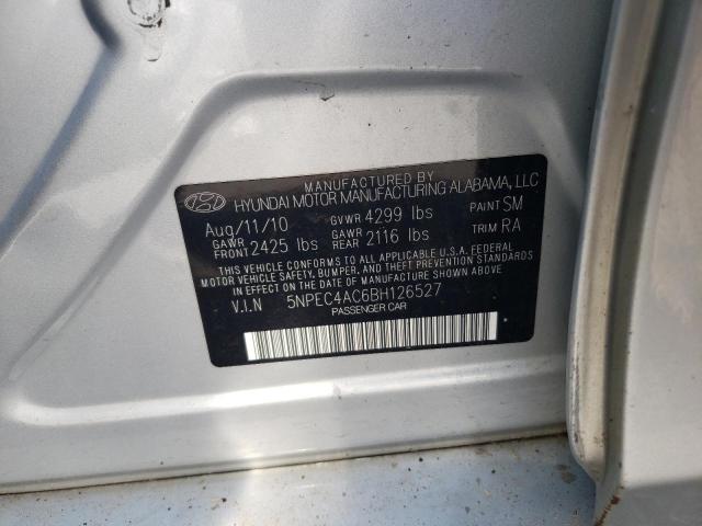 Photo 10 from auction – 2011 HYUNDAI SONATA SE with VIN 5NPEC4AC6BH126527