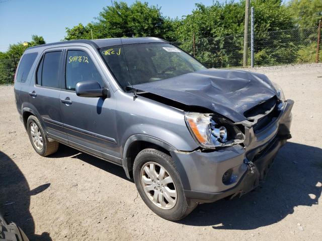 HONDA CR-V SE 2005 with VIN JHLRD78975C051303 - Photo from auction