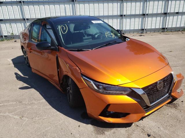NISSAN SENTRA SR 2021 with VIN 3N1AB8DV6MY263417 - Photo from auction