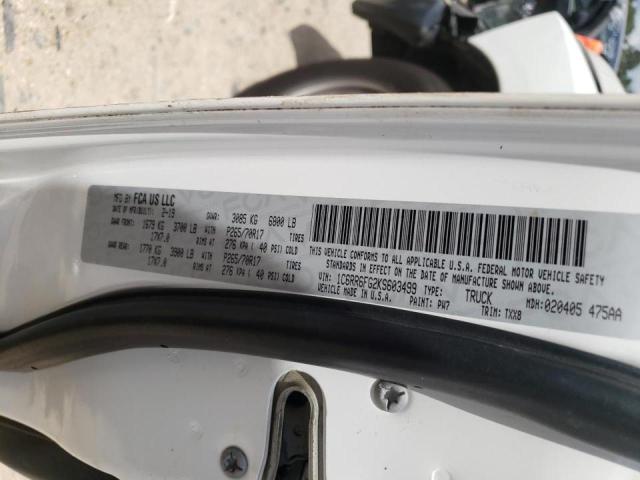 Photo 10 from auction – 2019 RAM 1500 CLASS with VIN 1C6RR6FG2KS603499