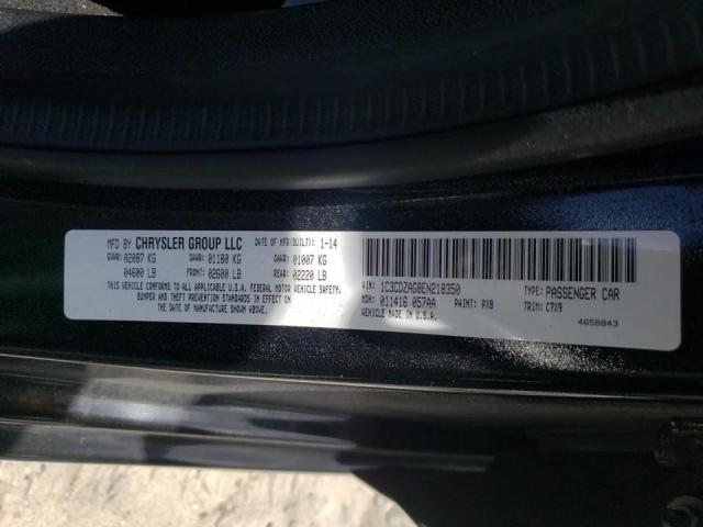 صورة رقم 10 من المزاد - 2014 DODGE AVENGER SE مع VIN 1C3CDZAG8EN218350