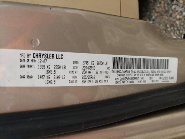 Photo 10 from auction – 2008 CHRYSLER TOWN & COU with VIN 2A8HR54P48R690617