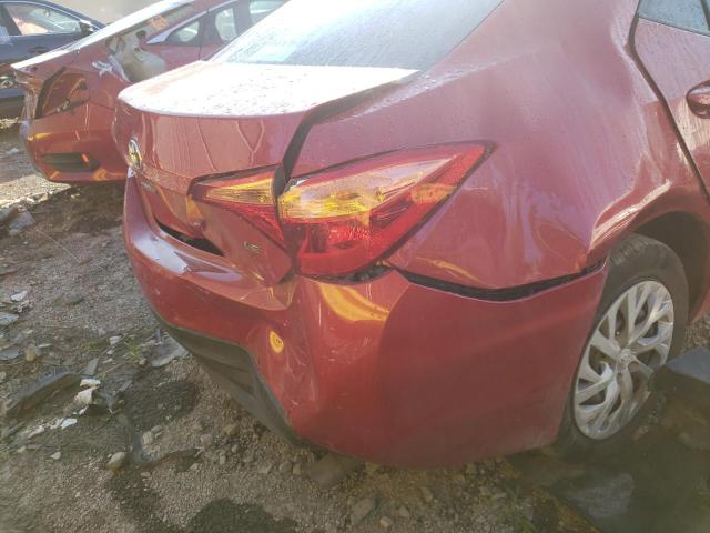Photo 9 from auction – 2018 TOYOTA COROLLA L with VIN 5YFBURHE2JP806043