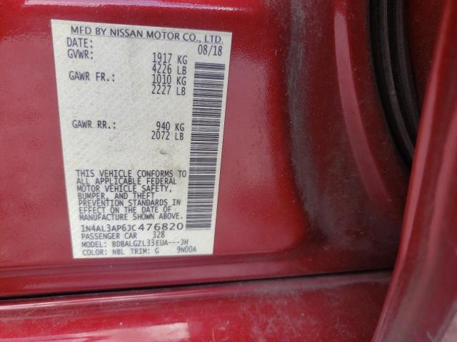 Photo 10 from auction – 2018 NISSAN ALTIMA 2.5 with VIN 1N4AL3AP6JC476820