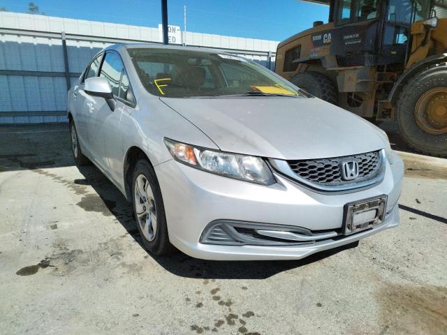 HONDA CIVIC LX 2013 with VIN 19XFB2F56DE266817 - Photo from auction