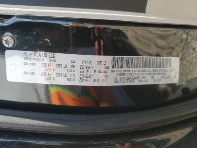 Photo 10 from auction – 2020 CHRYSLER PACIFICA T with VIN 2C4RC1BG0LR204886