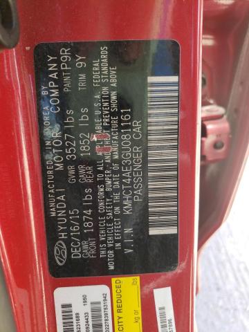 Photo 10 from auction – 2016 HYUNDAI ACCENT SE with VIN KMHCT4AE3GU081161