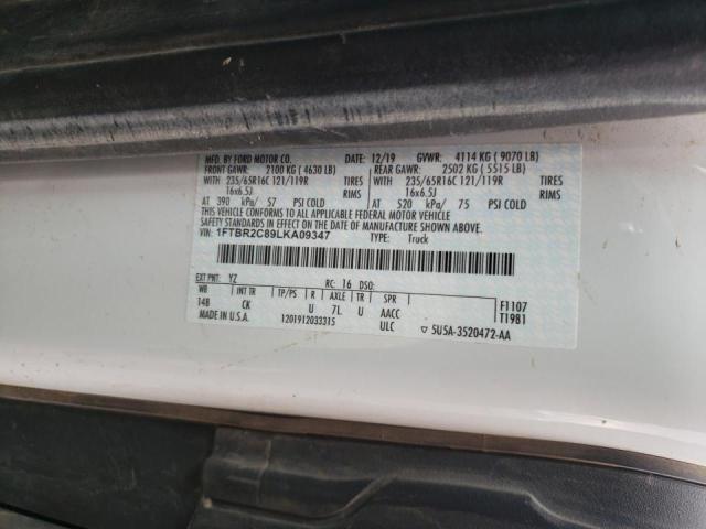 Photo 10 from auction – 2020 FORD TRANSIT T- with VIN 1FTBR2C89LKA09347