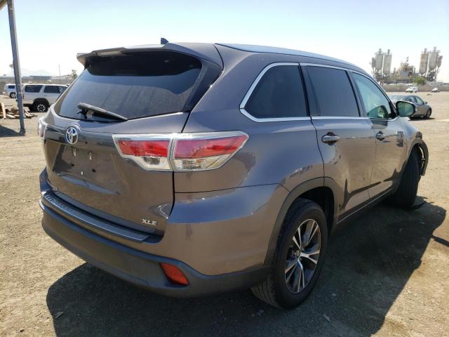 Photo 4 from auction – 2016 TOYOTA HIGHLANDER with VIN 5TDKKRFH0GS504172